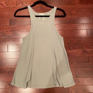 green free people tank top
